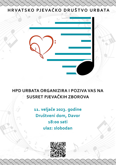 Najava: Susret pjevačkih zborova u Davoru