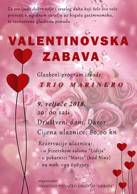 Valentinovsko zabavno veče